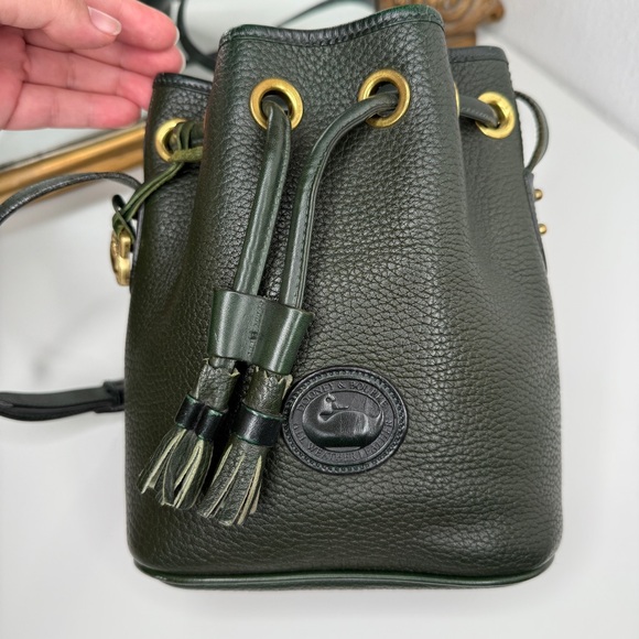 Dooney & Bourke Handbags - Dooney & Bourke Olive Leather Mini Bag